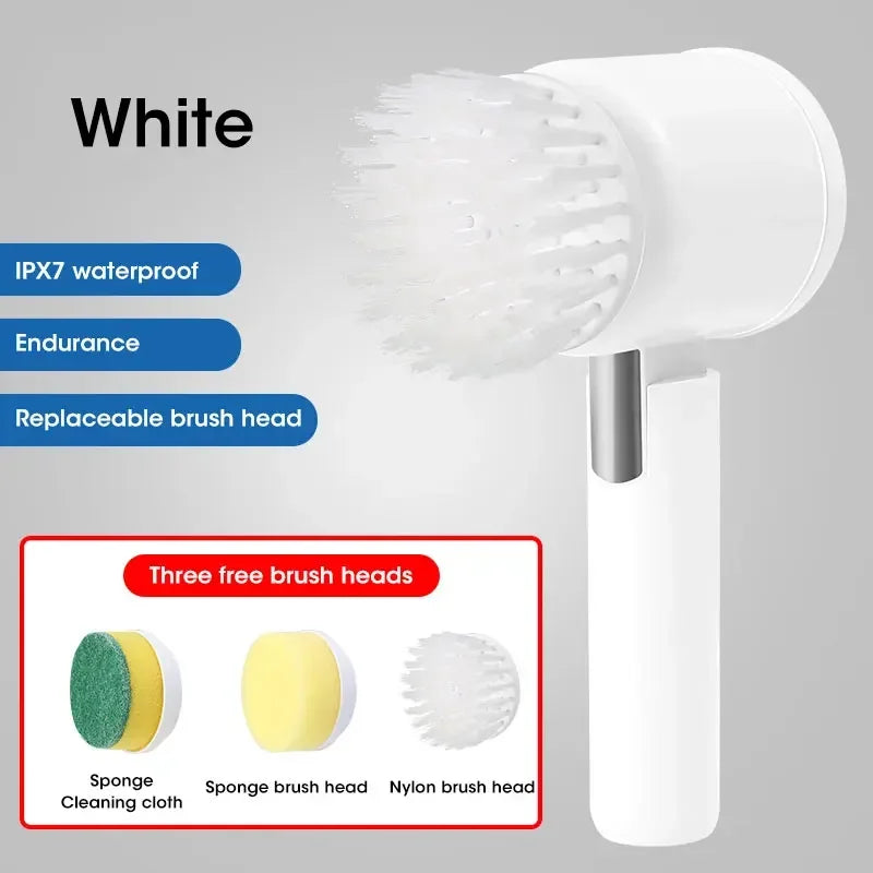 Electric Spin Scrubber – Cordless Power Cleaning Brush for Bathroom, Kitchen & Tiles