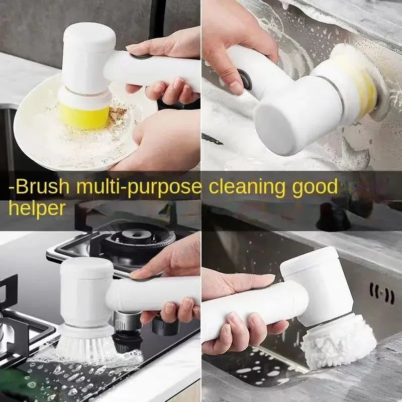 Electric Spin Scrubber – Cordless Power Cleaning Brush for Bathroom, Kitchen & Tiles