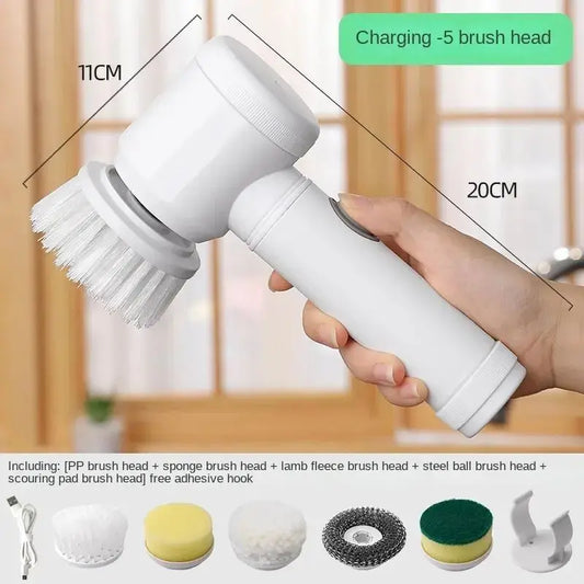 Electric Spin Scrubber – Cordless Power Cleaning Brush for Bathroom, Kitchen & Tiles