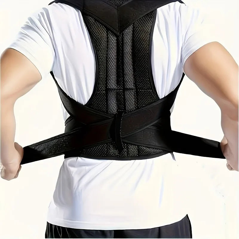 Posture Corrector – Adjustable Back Support Brace for Men & Women