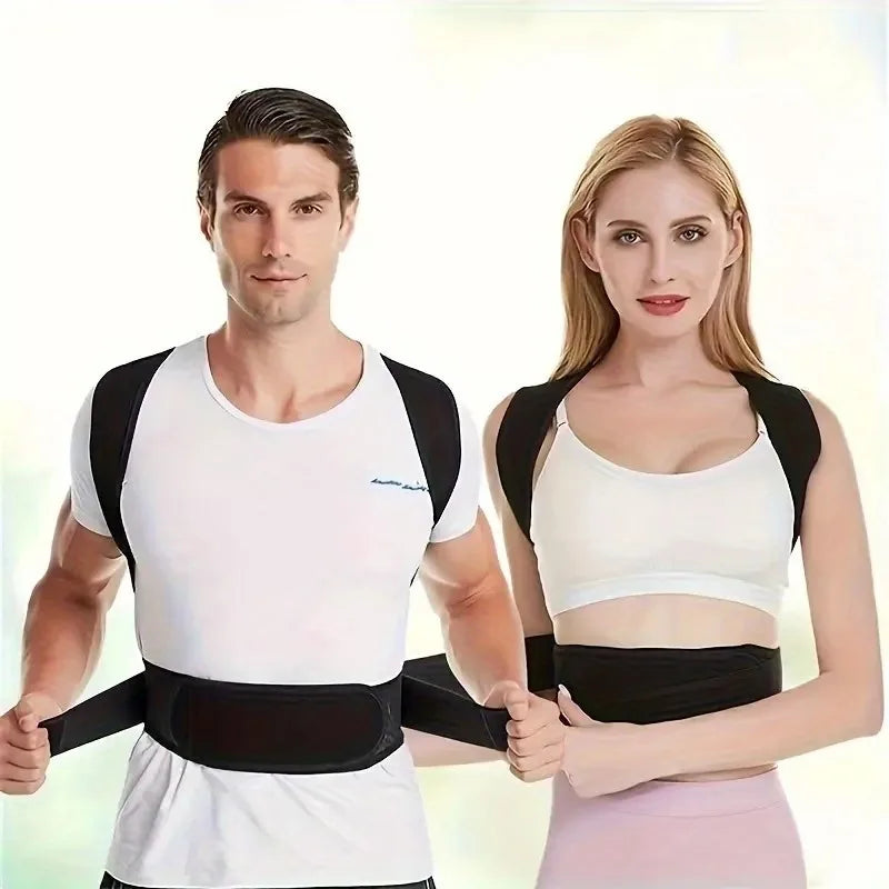Posture Corrector – Adjustable Back Support Brace for Men & Women