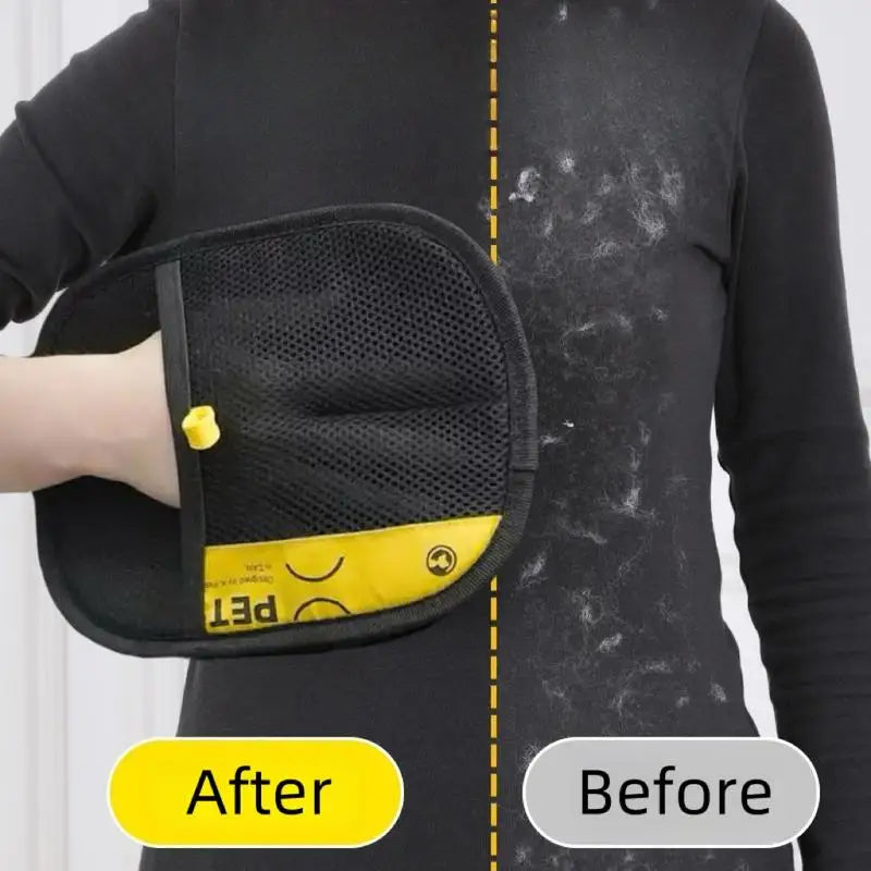 Pet Grooming Glove – Gentle Deshedding Brush Glove for Dogs & Cats