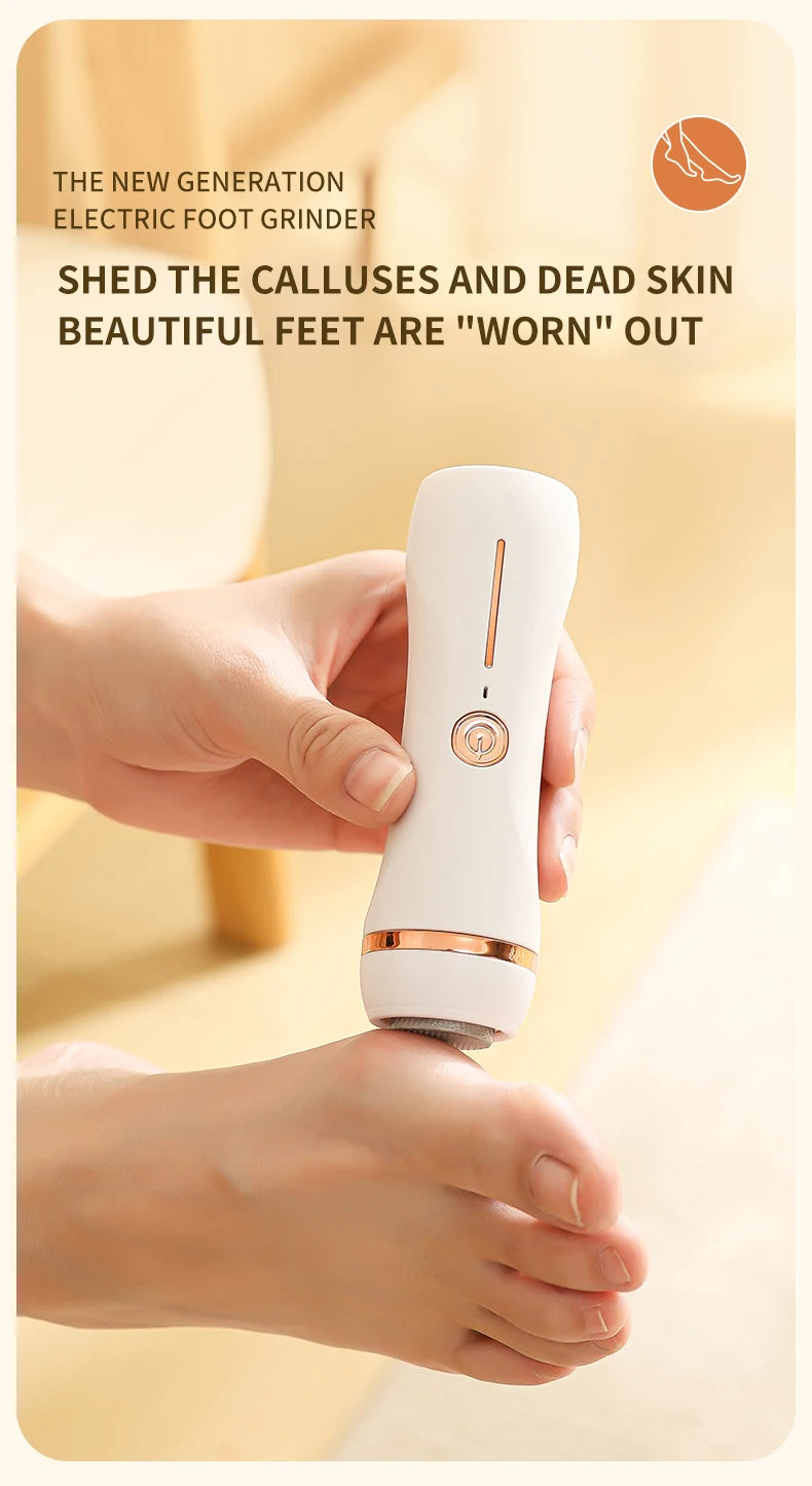 Electric Foot Grinder – Callus Remover & Heel Smoother for Soft Cracked Feet