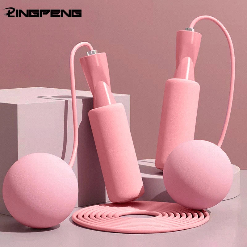Cordless Jump Rope – Weighted Ball Skipping Rope for Indoor Cardio & Fitness Training