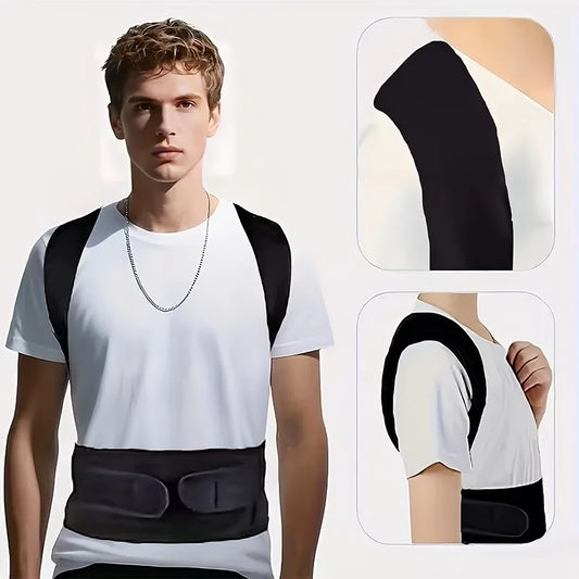 Posture Corrector – Adjustable Back Support Brace for Men & Women