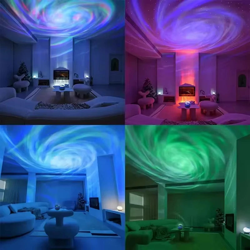 LED Galaxy Projector – Star & Aurora Night Light for Bedroom, Kids Room & Gaming Setup