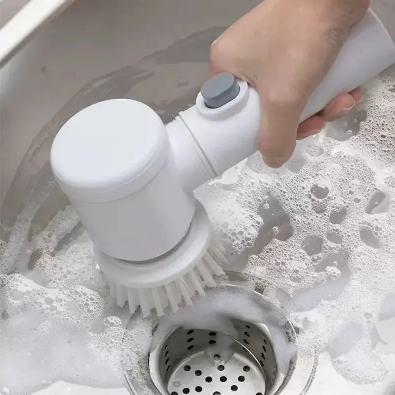 Electric Spin Scrubber – Cordless Power Cleaning Brush for Bathroom, Kitchen & Tiles
